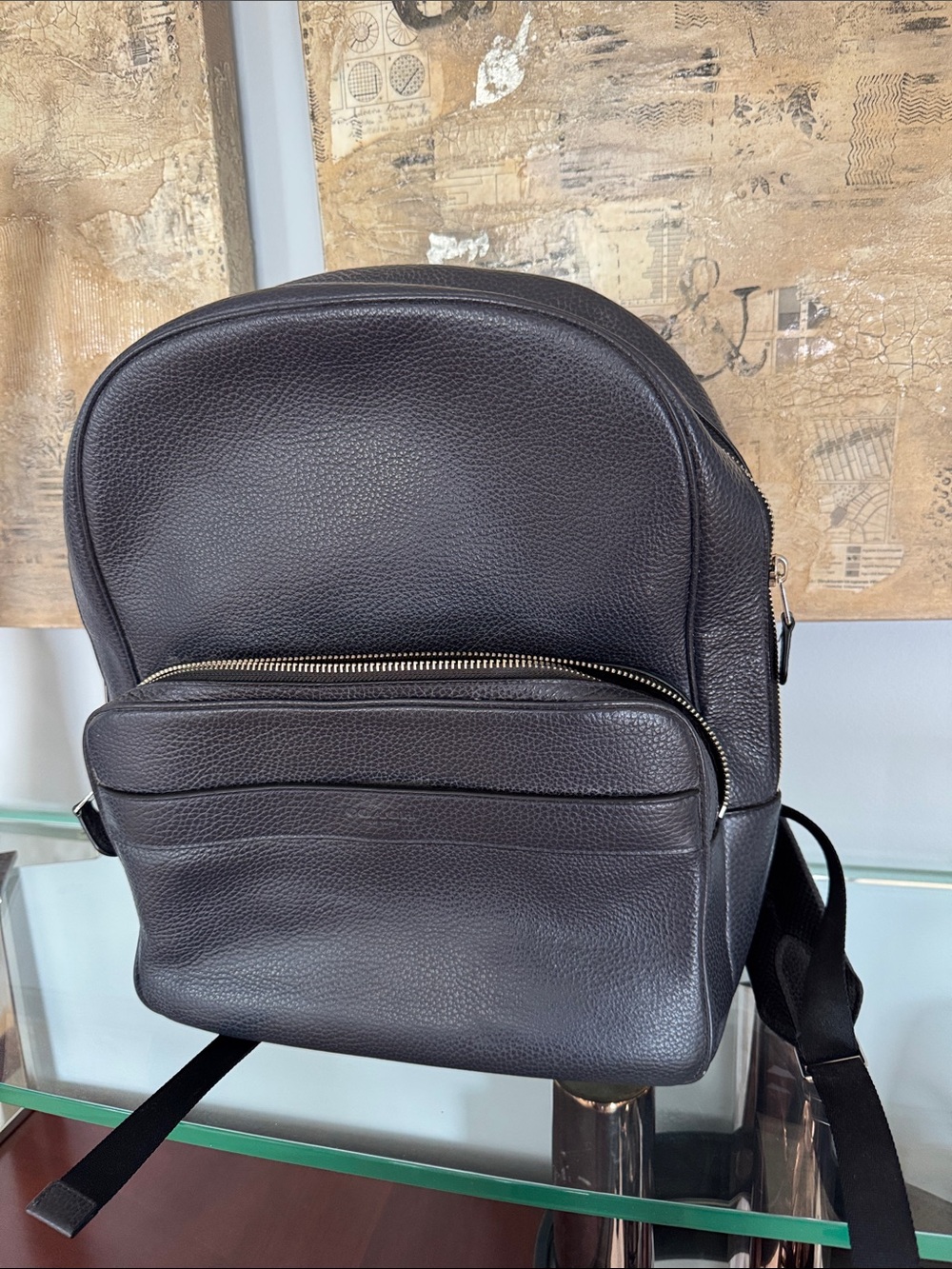 Coach Leather Backpack